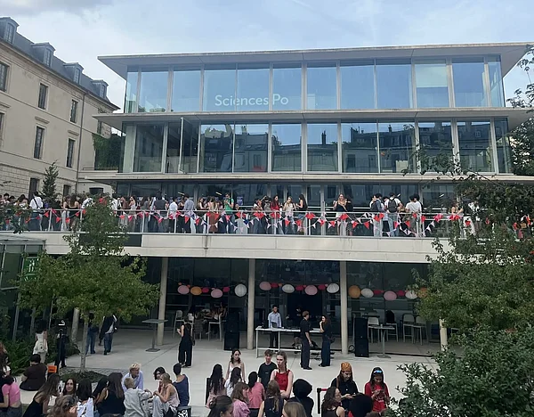 Aufnahme der Sciences Po von außen