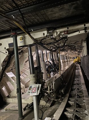 Photo of modern mining technology