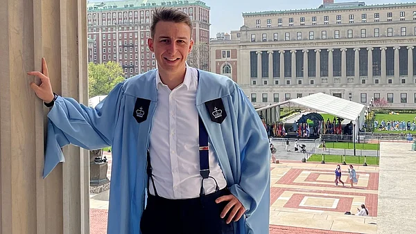 Louis Jarvers an der Columbia University (Foto: privat)