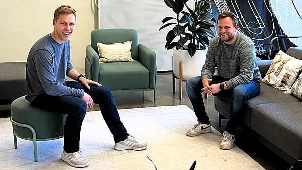 Max Elster zusammen mit Richard Einhorn das Start-up Minoa