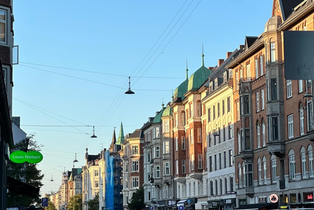 Häuserzeile in Kopenhagen.