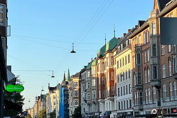 Häuserzeile in Kopenhagen.